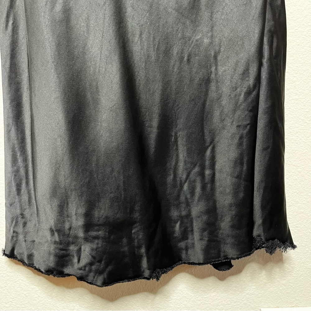 Vintage Alexander Wang Satin Tuxedo Bib Studded Dress - Picture 6 of 10